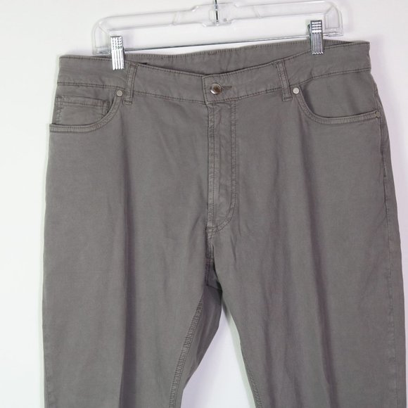 Peter Millar Collection Wayfare Five-Pocket Pant Nickel Men's Size 38 34 inseam - Picture 2 of 8